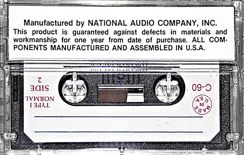 Compact Cassette: Unknown Audio Pro -  60