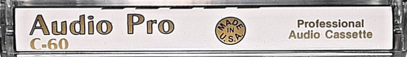 Compact Cassette Audio Pro 60 Type II Chrome USA