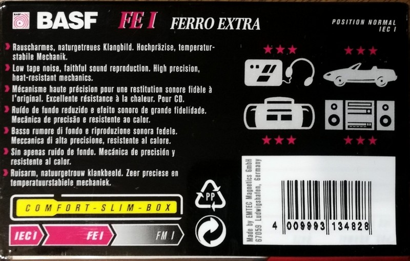 Compact Cassette: EMTEC BASF - FE I 46