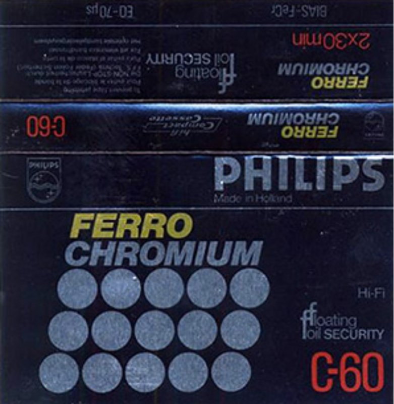 Compact Cassette: Philips  - Ferro Chromium 60