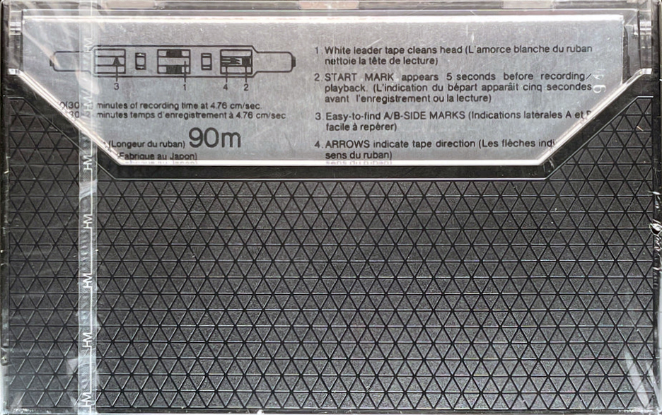 Compact Cassette Hitachi ME 60 Type IV Metal 1979 North America