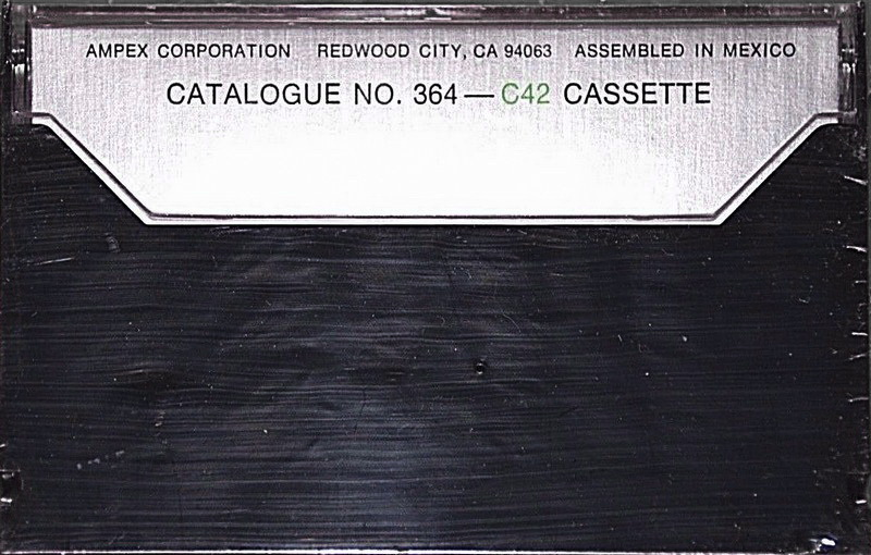 Compact Cassette Ampex 2020+ 42 Type I Normal 1978 Mexico