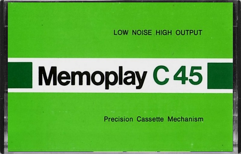 Compact Cassette Memoplay 45 Type I Normal Yugoslavia