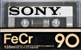 Compact Cassette Sony FeCr 90 Type III Ferro Chrome 1978 North America