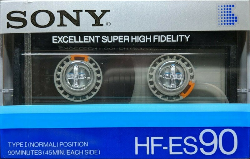 Compact Cassette Sony HF-ES 90 Type I Normal 1985 Japan