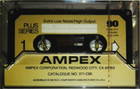 Compact Cassette Ampex Plus Series 90 Type I Normal 1978 Mexico