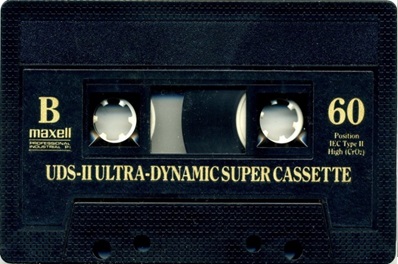 Compact Cassette Maxell UDS 60 "UDS-II" Type II Chrome 1984 USA