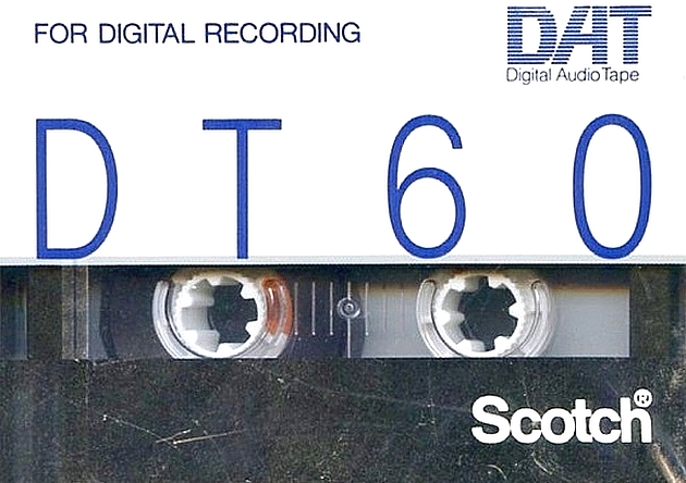 Digital Audio Tape Scotch 60 "DT" Type IV Metal 1989 Japan