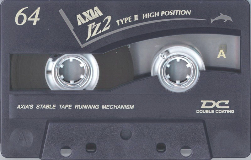 Compact Cassette AXIA J`z 2 64 "JZ2F 64" Type II Chrome 1996 Japan
