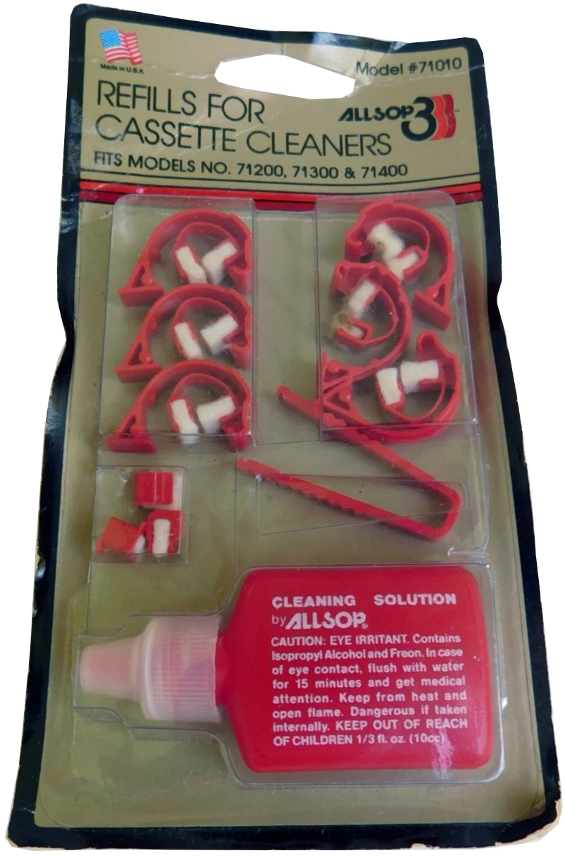 Blister Allsop Cleaning Cassette 1987 USA