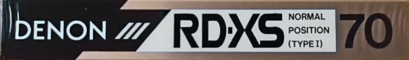 Compact Cassette Denon RD-XS 70 "RD-XS70P" Type I Normal 1990 Japan