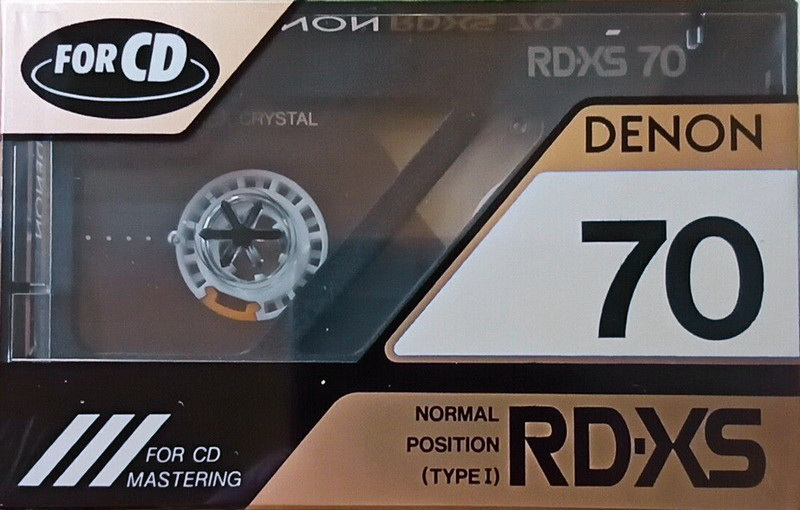 Compact Cassette Denon RD-XS 70 "RD-XS70P" Type I Normal 1990 Japan