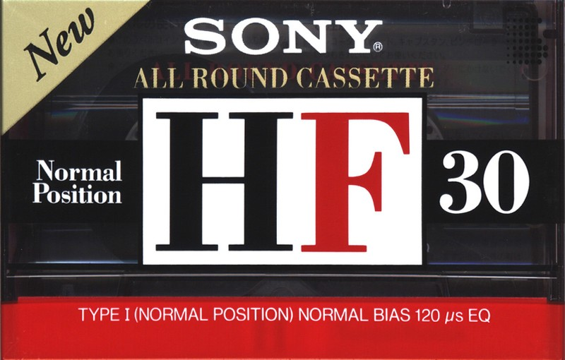 Compact Cassette Sony HF 30 Type I Normal 1993 Japan