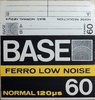 Compact Cassette BASE 60 "white" Type I Normal Unknown Country