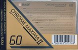 Compact Cassette BASF Chrome Maxima II 60 "big text" Type II Chrome 1991 Europe