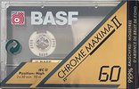 Compact Cassette BASF Chrome Maxima II 60 "big text" Type II Chrome 1991 Europe