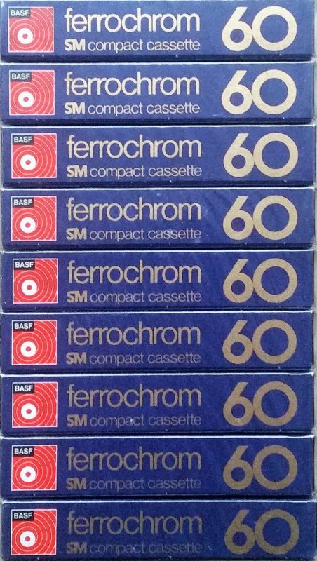 Compact Cassette BASF Ferrochrom 60 Type III Ferro Chrome 1976 Europe