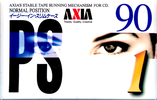 Compact Cassette AXIA PS-I / PS-1 90 "PS1G 90" Type I Normal 1995 Japan