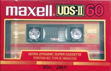 Compact Cassette Maxell UDS 60 "UDS-II" Type II Chrome 1985 USA