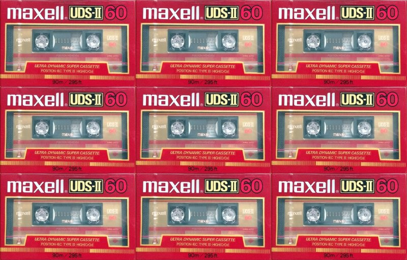 Compact Cassette: Maxell / Hitachi Maxell - UDS-II 60