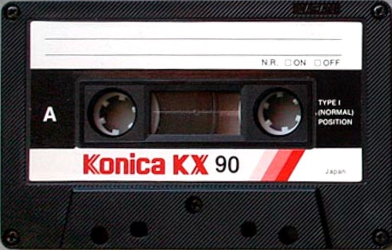 Compact Cassette Konica KX 90 Type I Normal 1987 Europe