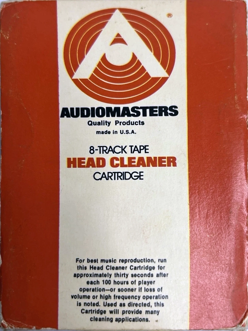 Compact Cassette Audiomasters Cleaning Cassette 1975 USA