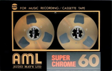 Compact Cassette AML Super Chrome 60 Type II Chrome Japan