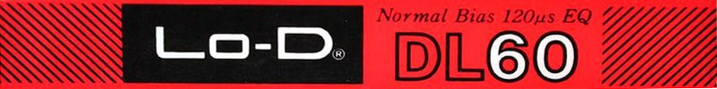 Compact Cassette Lo-D DL 60 Type I Normal 1983 Japan