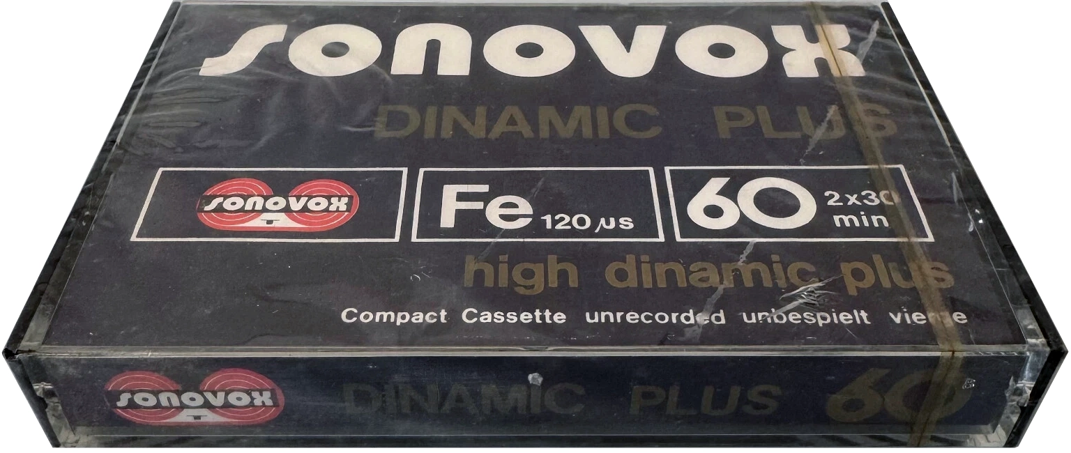 Compact Cassette Sonovox Dinamic Plus 60 "high dinamic plus" Type I Normal 1982 Portugal