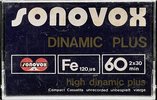 Compact Cassette Sonovox Dinamic Plus 60 "high dinamic plus" Type I Normal 1982 Portugal