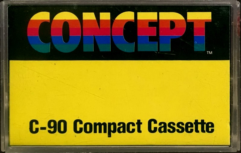 Compact Cassette Concept 90 Type I Normal 1984 Hong Kong