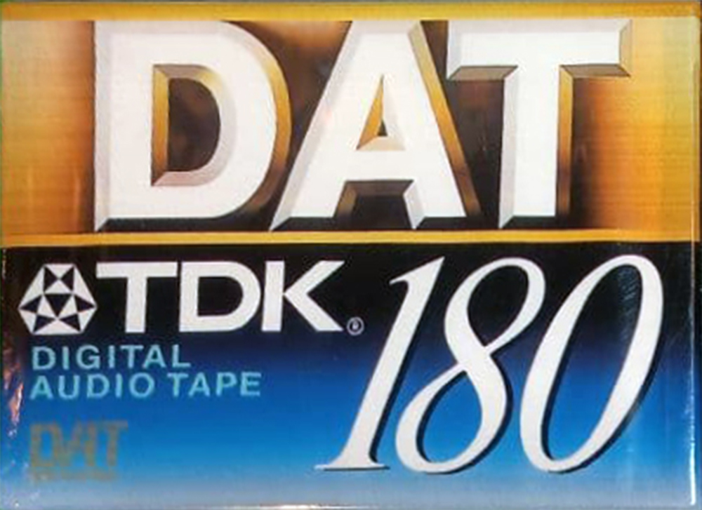 Digital Audio Tape TDK 180 "DA-R180S" Type IV Metal 1997 Japan