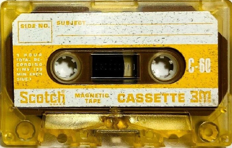 Compact Cassette Scotch Dynarange 60 Type I Normal 1970 USA