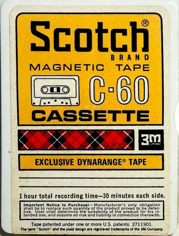 Compact Cassette: 3M Scotch - Dynarange 60