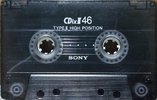Compact Cassette Sony CDix II 46 Type II Chrome 1989 Japan