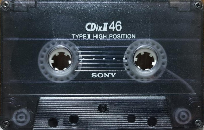 Compact Cassette Sony CDix II 46 Type II Chrome 1989 Japan