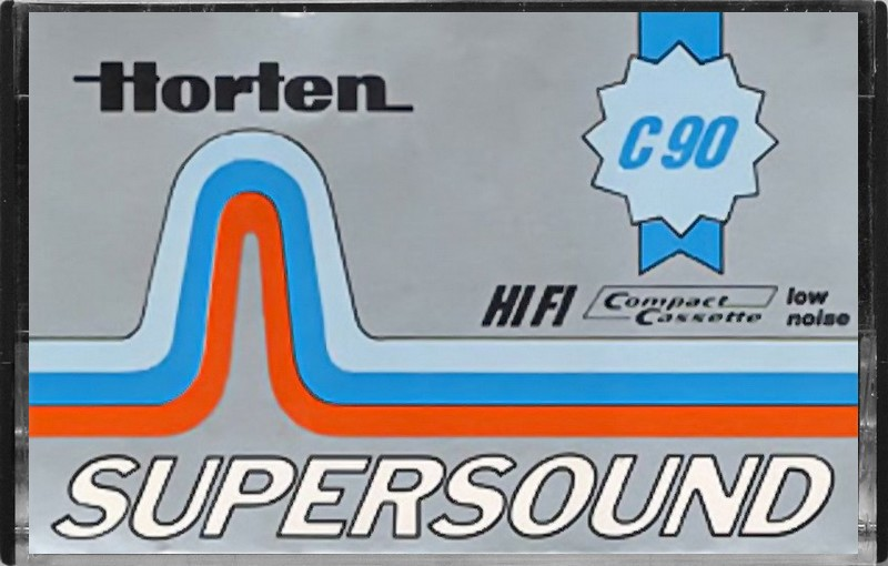 Compact Cassette Horten 90 "SUPERSOUND" Type I Normal 1974 Europe