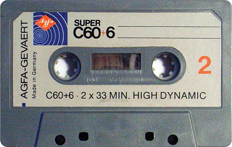 Compact Cassette: AGFA  - Super 60+6