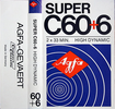Compact Cassette AGFA Super 60+6 Type I Normal 1972 Europe