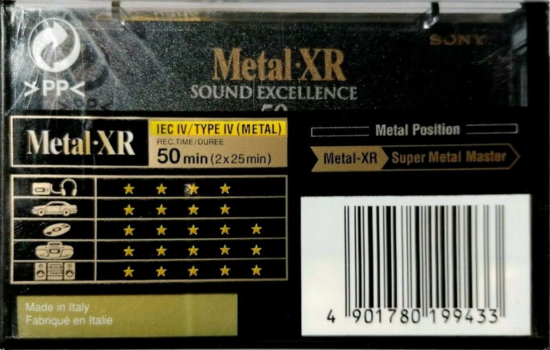 Compact Cassette: Sony  - Metal-XR 50