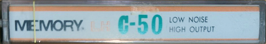 Compact Cassette Memory LH 50 Type I Normal 1980 Japan