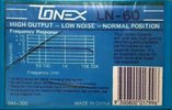 Compact Cassette Tonex LN 60 Type I Normal China