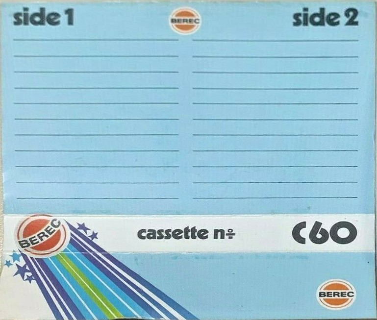 Compact Cassette Berec 60 Type I Normal Unknown Country