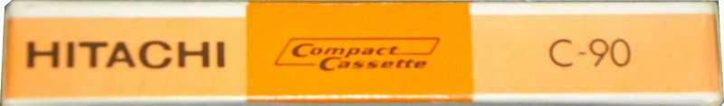 Compact Cassette Hitachi 90 Type I Normal 1970 Japan