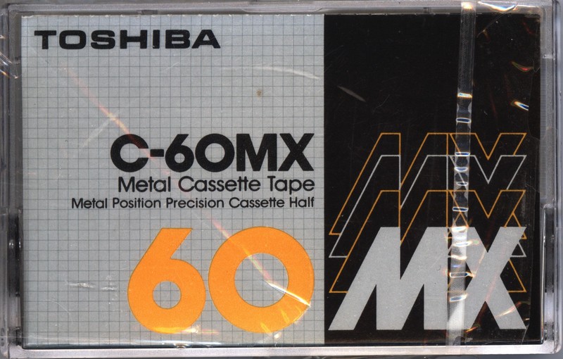 Compact Cassette Toshiba MX 60 Type IV Metal 1980 USA