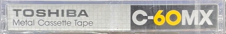 Compact Cassette Toshiba MX 60 Type IV Metal 1980 USA