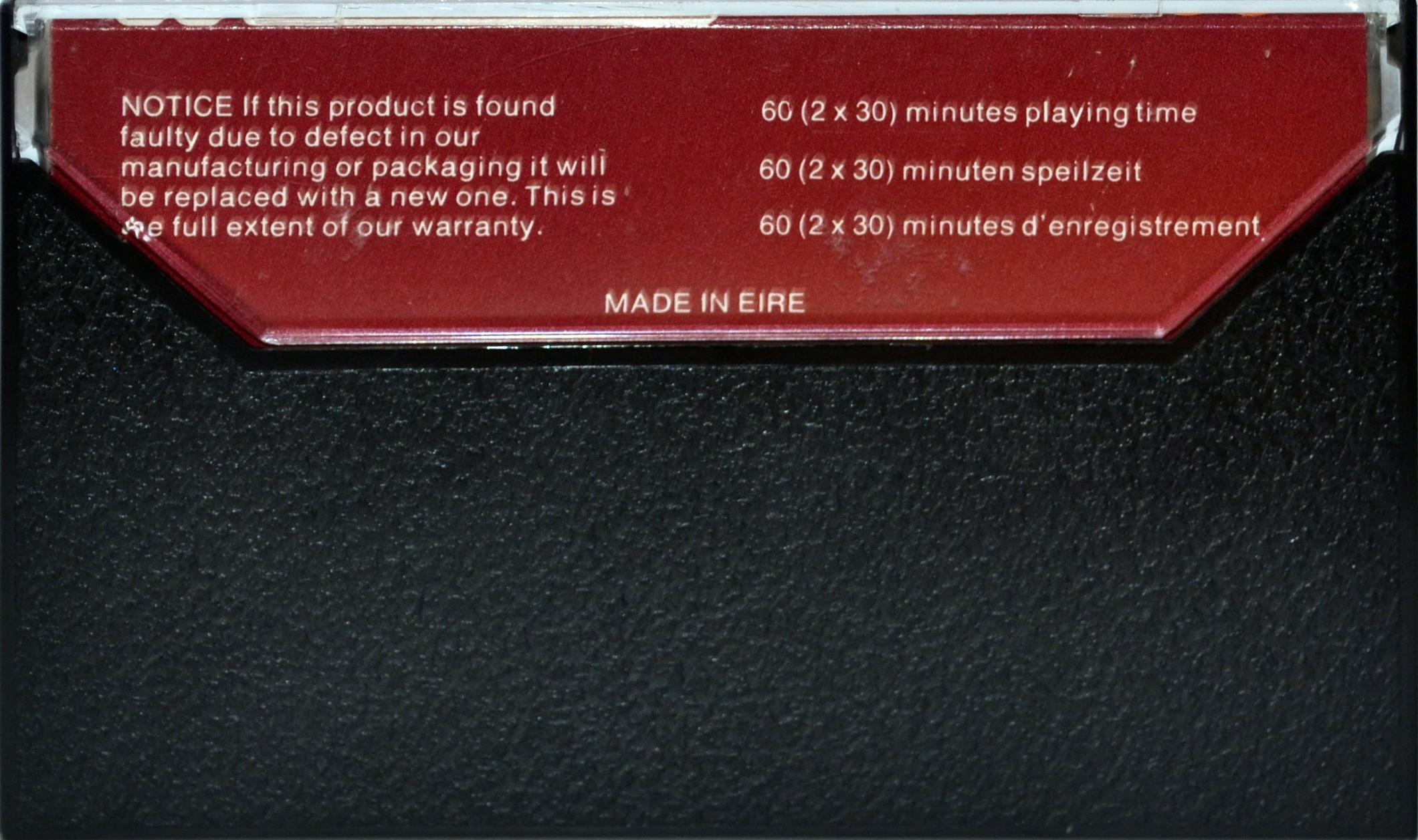 Compact Cassette Contek LN+ 60 Type I Normal Europe