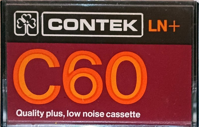 Compact Cassette Contek LN+ 60 Type I Normal Europe