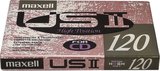 Compact Cassette Maxell US 120 "USII 120" Type II Chrome 1991 Japan