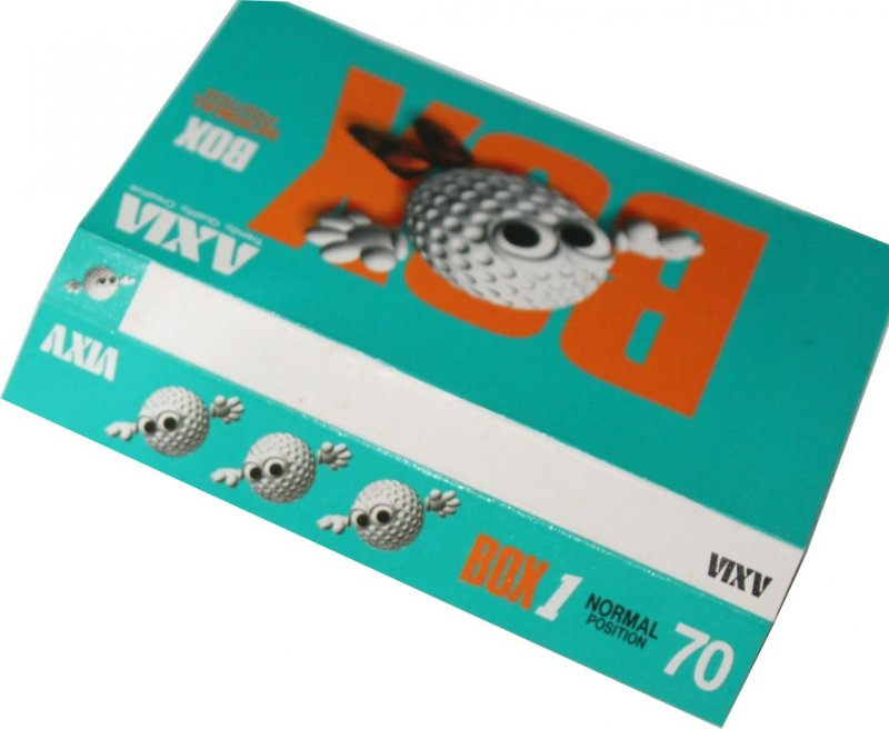 Compact Cassette AXIA Box 1 70 "BOX1A 70" Type I Normal 1995 Japan